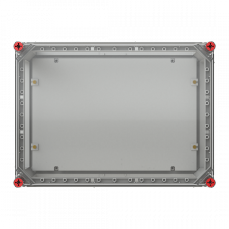ABB VF43HT Gehäuse 440x320 transp. MPL Deckel durchsichtig mit ISO-MPL alle Seiten offen
