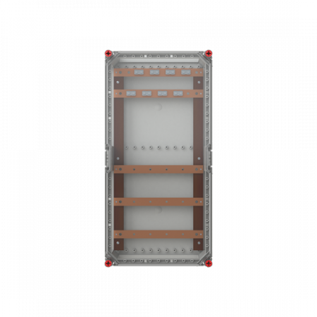 ABB VB63VT-Z160/3 NH00-Leistengehäuse VMS63V für 4x InLine II NH00-100 auf Sammelschiene 100mm 400A 5P