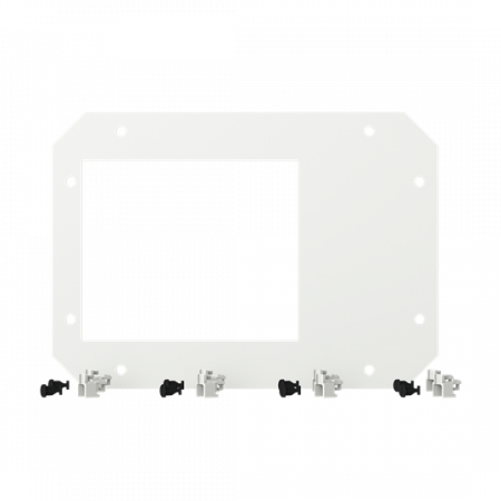 ABB VA-CP43H-XLP00 Abdeckplatte VMS43H für 2xNH00/8xE18/5xE27/4xE33