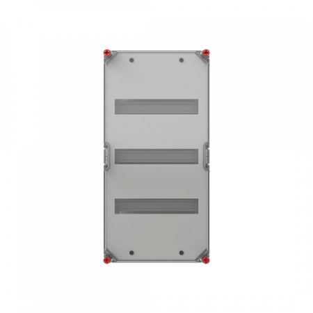 ABB VB63VT-DX3 RE-Gehäuse 640x320 3R a14TE Normfeldgehäuse 42TE mit transp. Deckel alle Seiten offen