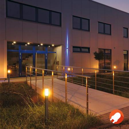 SLV 229172 BIG NAILS 80cm hohe Wegeleuchte aus Edelstahl IP44