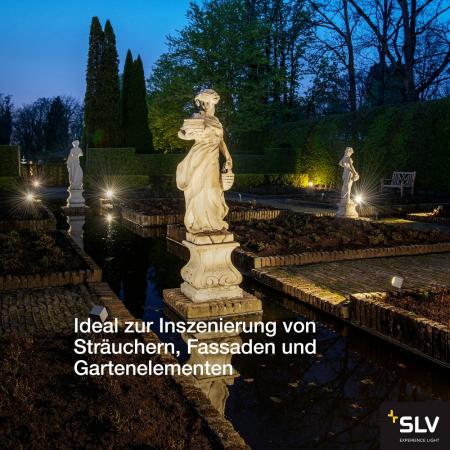SLV 231035 NAUTILUS SQUARE LED Strahler IP65 6,7W 3000K eckig anthrazit