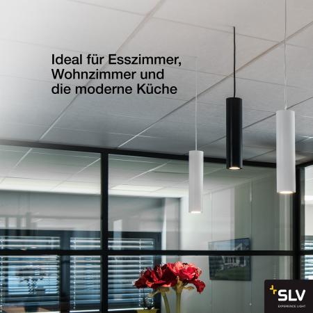 SLV 151851 ENOLA_B Pendelleuchte, PD-1, weiss, GU10, max. 50W