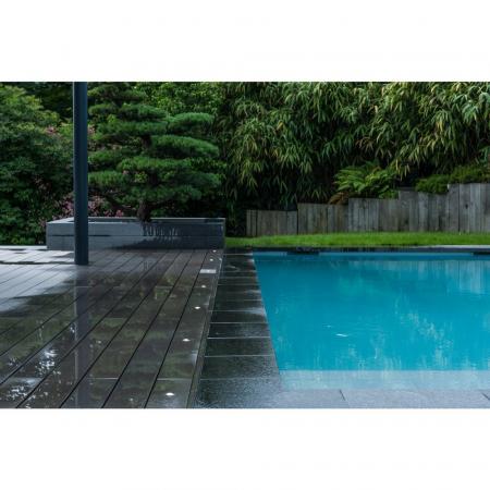 SLV 233520 DASAR LED HV Bodeneinbauleuchte Strahler rund  Edelstahl warmweiss IP67