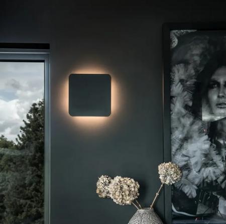 SLV 148019 PLASTRA SQUARE Wandleuchte, eckig, weisser Gips, 48 LED, 3000K