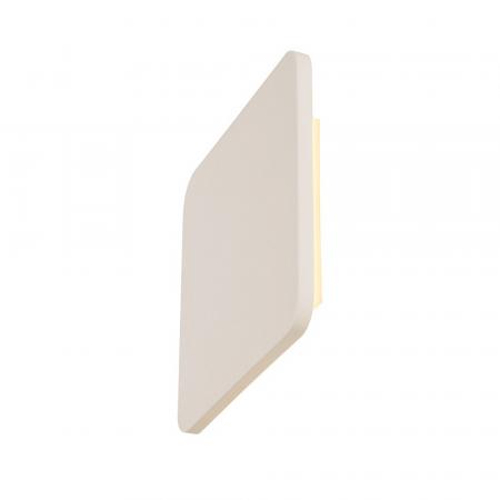 SLV 148019 PLASTRA SQUARE Wandleuchte, eckig, weisser Gips, 48 LED, 3000K