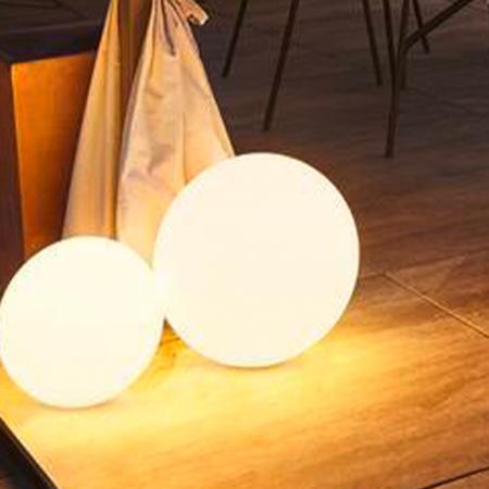 SLV 227219 ROTOBALL FLOOR LED Gartenkugel IP44 weiß für E27 Leuchtmittel