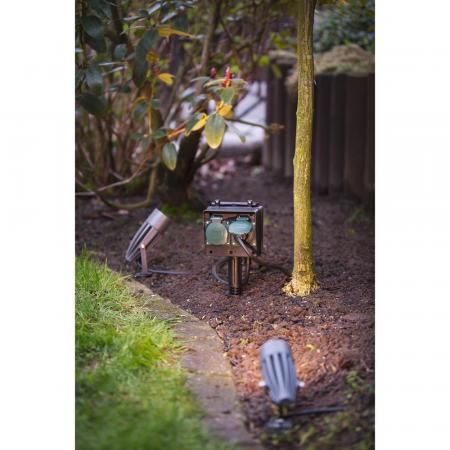 SLV 227505 SYNA LED Erdspiessleuchte IP55 8,6W 3000K anthrazit