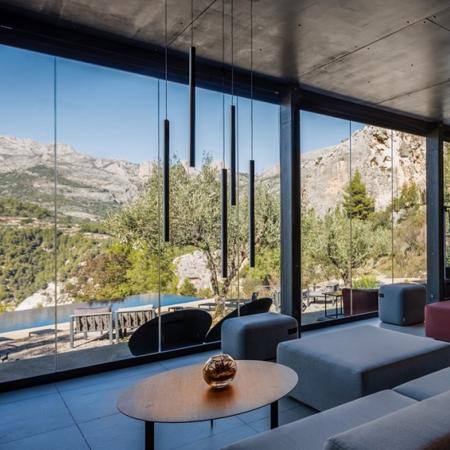 SLV 158400 HELIA 60, Pendelleuchte, LED, 3000K, rund, schwarz, flache Rosette zum Einbau, 7,5W