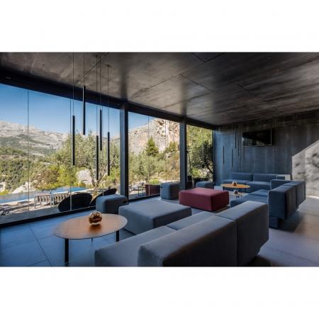 SLV 158400 HELIA 60, Pendelleuchte, LED, 3000K, rund, schwarz, flache Rosette zum Einbau, 7,5W