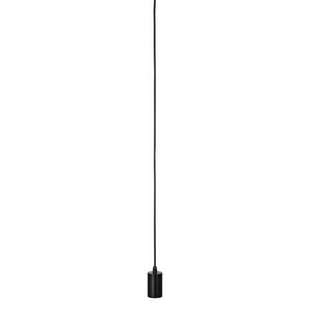 SLV 132690 FITU, Pendelleuchte, A60, rund, schwarz, 5m Kabel mit offenem Kabelende, max. 60W