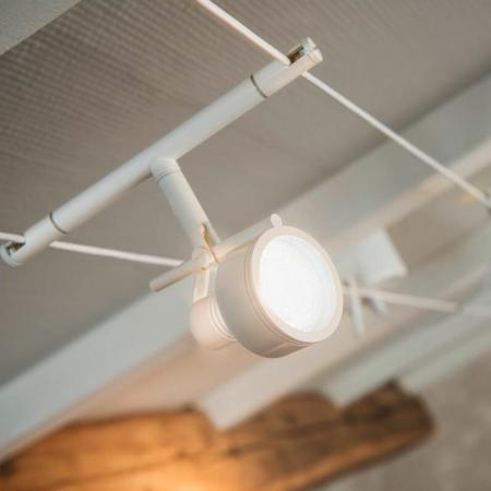 SLV 139131 SALUNA Seilleuchte für TENSEO Niedervolt-Seilsystem in weiß