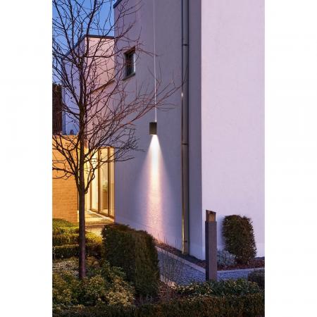 SLV 234515 BIG THEO WALL LED Außenwandleuchte zweiflammig up&down warmweiss anthrazit