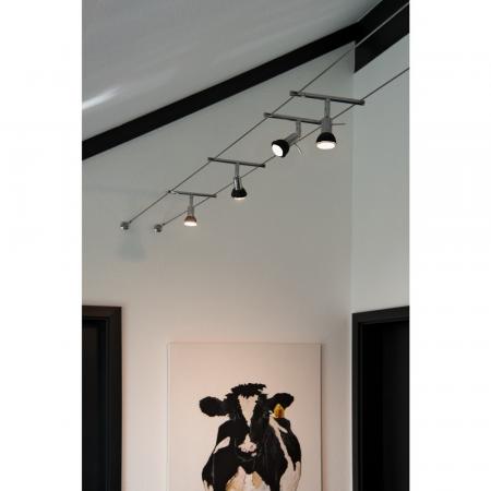 SLV 139102 SYROS Seilleuchte für TENSEO Niedervolt-Seilsystem in chrom