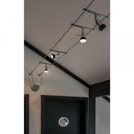 SLV 139102 SYROS Seilleuchte für TENSEO Niedervolt-Seilsystem in chrom