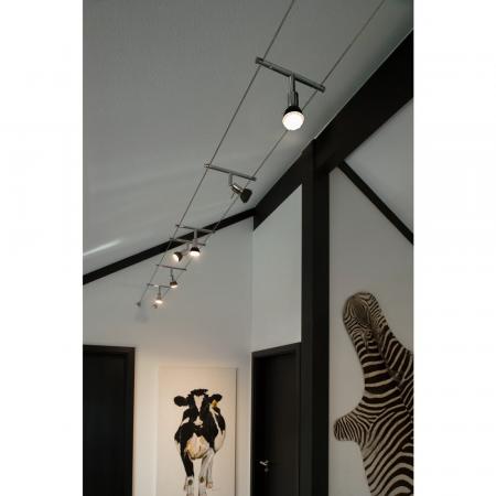 SLV 139102 SYROS Seilleuchte für TENSEO Niedervolt-Seilsystem in chrom