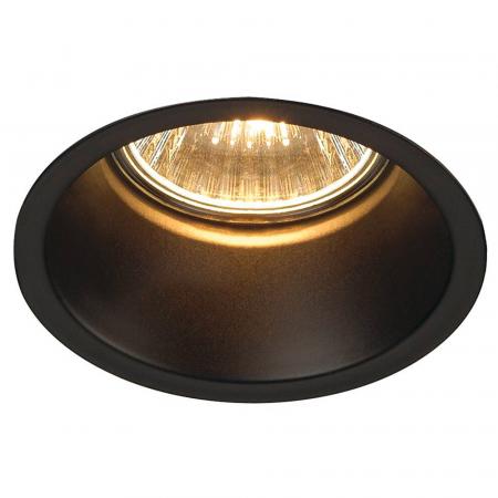 SLV 1000242 DORENDO QPAR51 Einbauleuchte rund mattschwarz