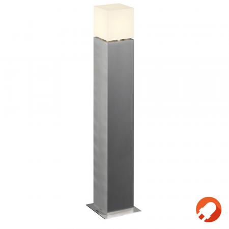 SLV 1000346 SQUARE POLE Wegeleuchte Aluminium gebürstet 90cm hoch eckig IP44