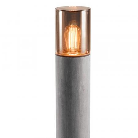 SLV 1000666 LISENNE POLE 70cm Basalt Wegeleuchte in grau mit Rauchglasabdeckung IP54