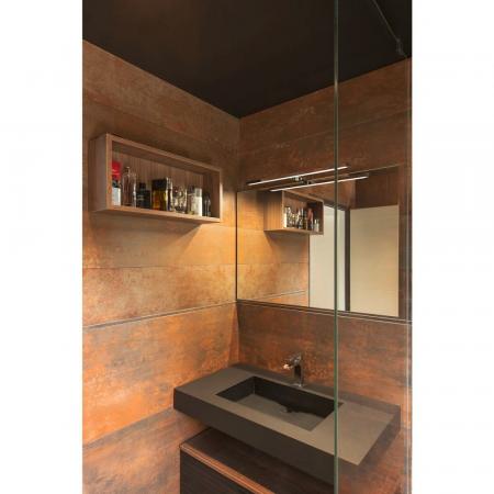 SLV 1000780 DORISA LED Spiegelleuchte, lang, chrom, 4000K, IP44