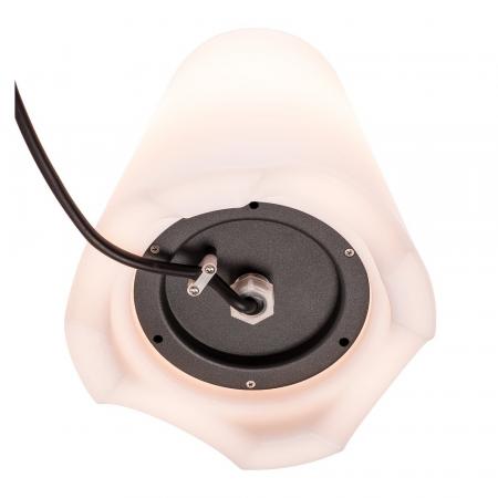SLV 1001778 KIROCONE Outdoor Tischleuchte E27 IP44 weiss