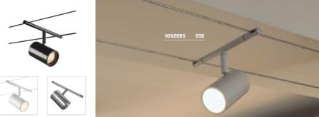 SLV 1002694 TENSEO NOBLO Seilleuchte für Niedervolt-Seilsystem 2700K schwarz