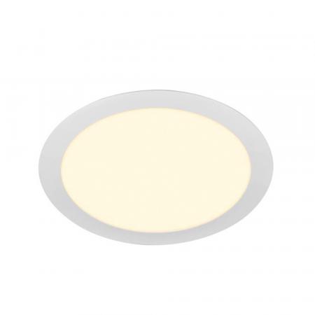 SLV 1003010 SENSER 24 LED Deckeneinbauleuchte rund weiß