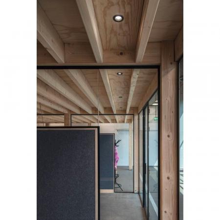 SLV 1003799 NUMINOS DL S Indoor LED Deckeneinbauleuchte schwarz/schwarz 3000K 55° inkl. Blattfedern