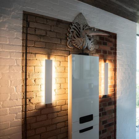 Schlanker dimmbarer LED-Lichtbalken DIRETO 60cm Wandleuchte weiß mit Farbtemperaturwechsel SLV 1004741