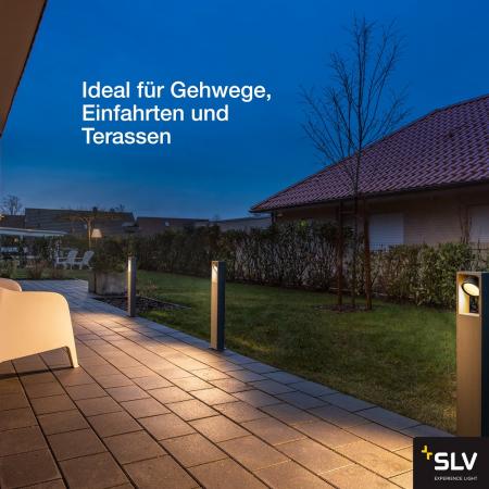 SLV 1004750 ESKINA FRAME 75cm Wegeleuchte drehbarer Kopf anthrazit umschaltbare Farbtemperatur