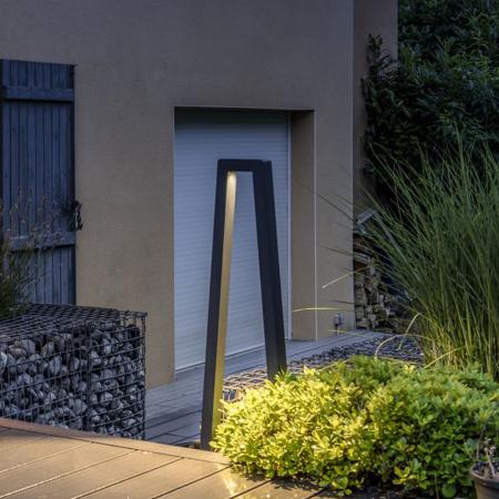 SLV 1005441 BOOKAT Pole PHASE Wegeleuchte anthrazit umschaltbare Farbtemperatur