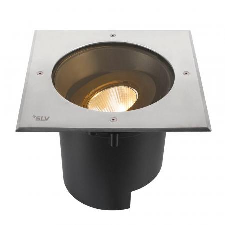 SLV 1007242 DASAR XL Bodeneinbauleuchte rund Edelstahl IP67 3000K incl. DALI-Treiber