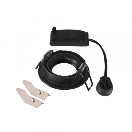 SLV 1007369 NEW TRIA 68 Deckeneinbauleuchte IP 20, schwarz, Einbau⌀ 68mm, Einbautiefe 65mm