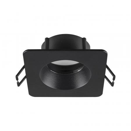 SLV 1007347 NEW TRIA® 68 Deckeneinbauring L: 8.2 B: 8.2 H: 3.4 cm IP 65 schwarz