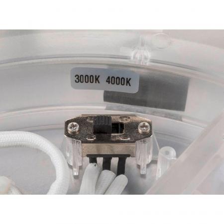 SLV 1007299 MEDO® PRO 40 Wand- und Deckenaufbauleuchte rund 3000/4000K 19W Phasenabschnitt 110° weiß