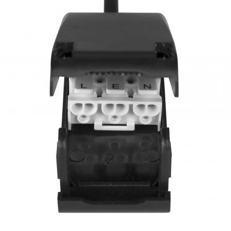 SLV 1007390 NEW TRIA 68 Deckeneinbauleuchte dimmbar 3000K warmweißes Licht, 38°, in schwarz ⌀68mm Einbautiefe 40mm CRI90 IP20