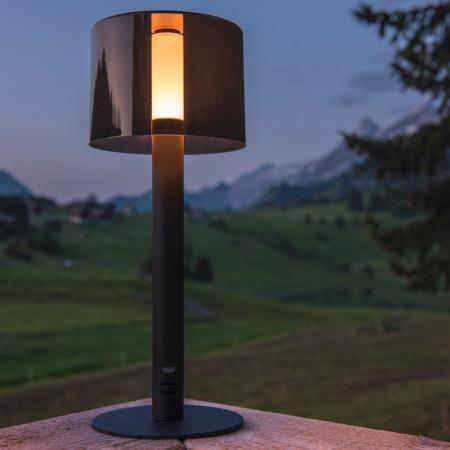 SLV 1007380 TAHA Leuchten-Set Akku - Verwandlungskünstler - IP65 2700K dimmbar schwarz - German Design Award 2024