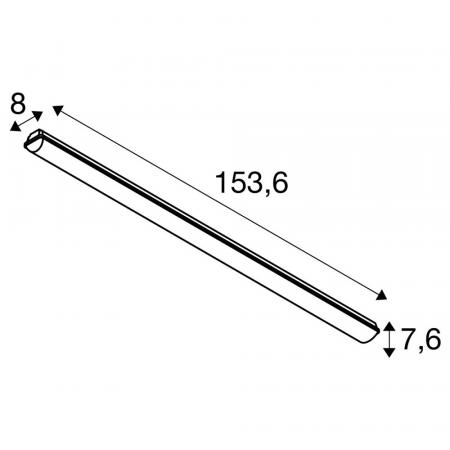 SLV 1007491 WATERPROOF V 1500 26/45 W 830/840 IP66 – LED Feuchtraumleuchte 3000/4000K CCT Switch