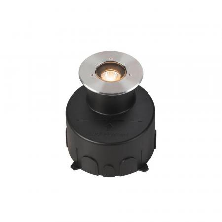 SLV 1007680 DASAR® S Bodeneinbauleuchte rund 4W 3000K 24° IP67 zylindrisch edelstahl