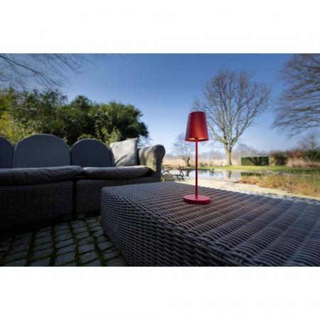 SLV 1007694 VINOLINA TWO Tischleuchte Akku IP65 2200/2700/3000K TOUCH rot