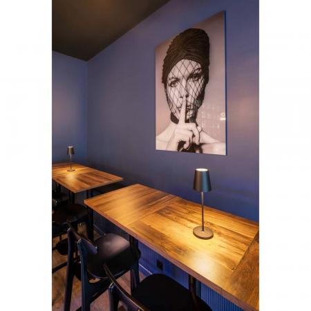 SLV 1007693 VINOLINA TWO Tischleuchte Akku IP65 2200/2700/3000K TOUCH schwarz