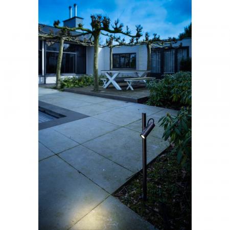 SLV 1007868 HELIA SLIM Pole Elegante Wegeleuchte schwarz schwenkbarer Leuchtkopf