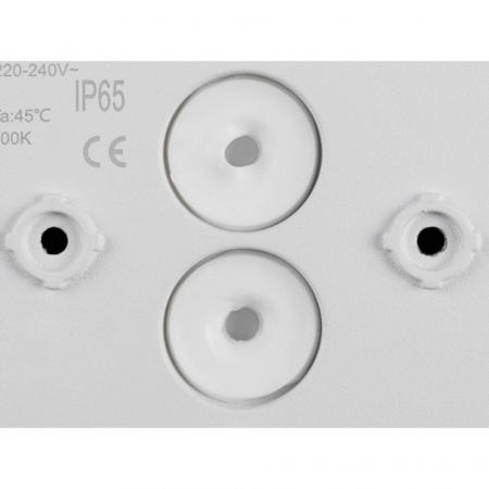 SLV 1007914 D-RING M Außen Wandleuchte weiß dimmbar & umschaltbare Farbtemperatur