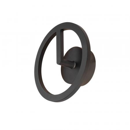 SLV 1007918 Q-RING Außen Wandleuchte dimmbar schwarz 3000K IP65