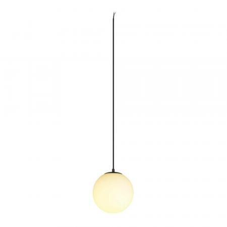 SLV 1008139 SUN 20, Pendelleuchte, E27, offenes Kabelende, 1x max. 40 W, matt schwarz