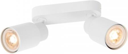 SLV 1008363 PURI 2.0 Tube, Wand- und Deckenaufbauleuchte, long, 2 x max. 6 W GU10, weiß
