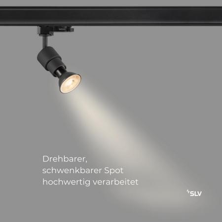 SLV 1008360 PURI 2.0 Basic, 3~ Spot, GU10, 1x max. 6 W, weiß