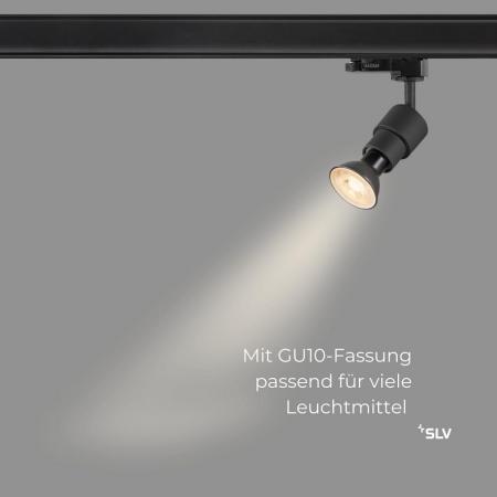 SLV 1008360 PURI 2.0 Basic, 3~ Spot, GU10, 1x max. 6 W, weiß