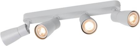 SLV 1008355 PURI 2.0 Dome, Wand- und Deckenaufbauleuchte, long, 4 x max. 6 W GU10, grau