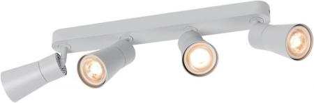 SLV 1008351 PURI 2.0 Cone, Wand- und Deckenaufbauleuchte, long, 4 x max. 6 W GU10, grau